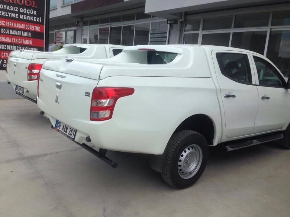 MITSUBISHI L200 FİBERGLAS DÜZ KAPAK (FULLBOX)